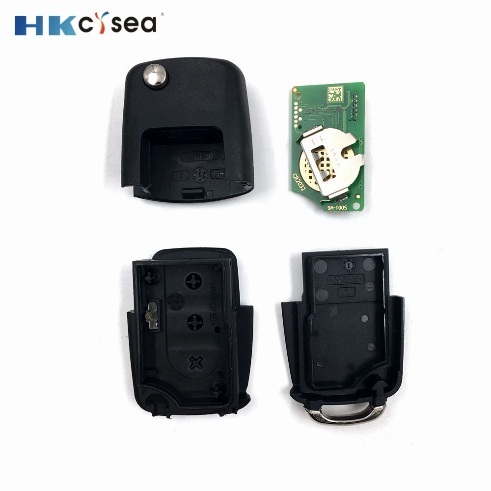 HKCYSEA 10 шт./лот 3 кнопки Xhorse VVDI2 Автомобильный ключ Удаленная Замена XKB501EN Английская