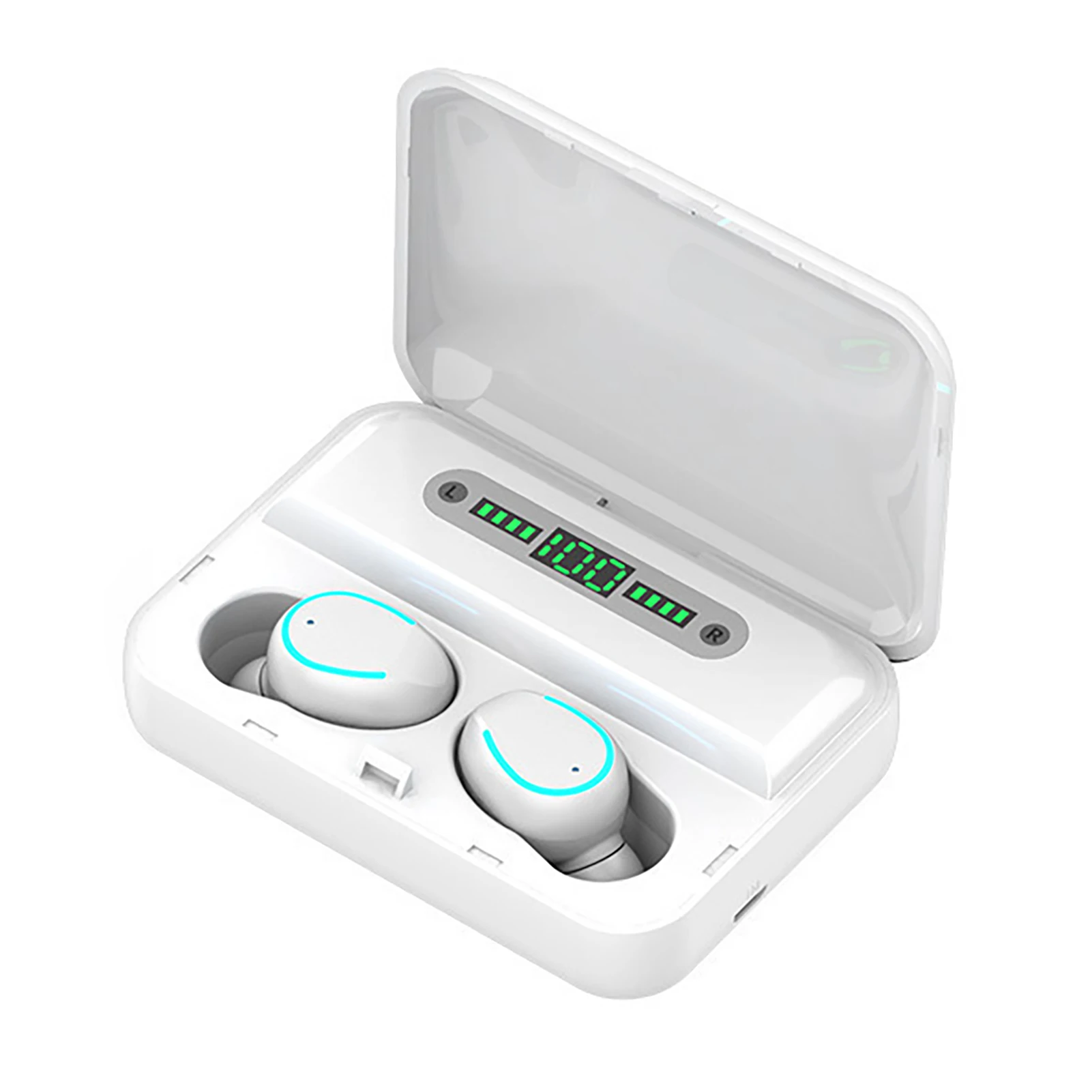 

TWS Wireless Earphones Bluetooth Headphone 5.0 HIFI Stereo Waterproof Earbuds Handsfree Headset With Microphone Charging Case