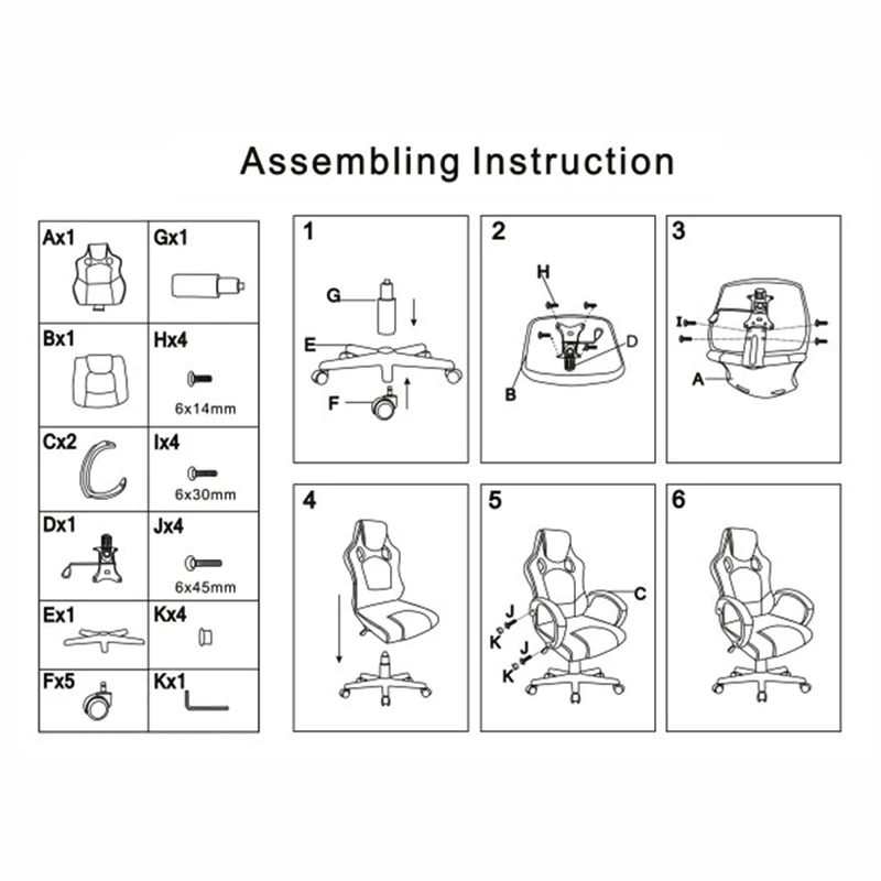 

Liftable Swivel Gaming Chair Office Chair With High Back Racing Chair LOL Computer Recliner PU Leather Two-hole Office Seat
