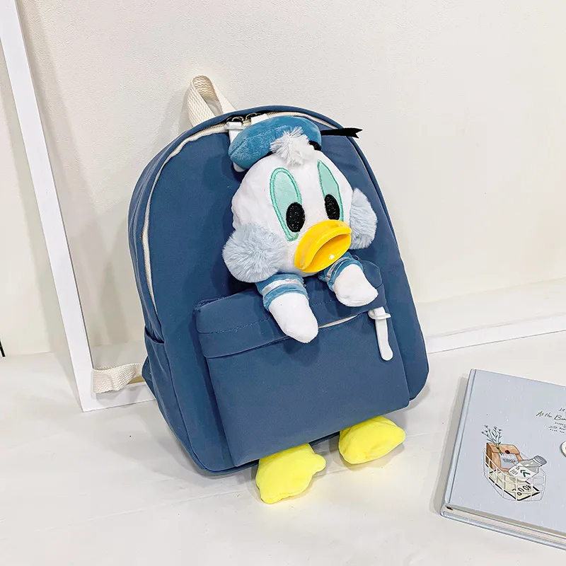 Детская сумка Disney детский рюкзак новинка 2021 милый с изображением Дональда Дака