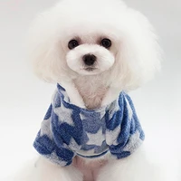 star pattern small dog coat winter warm pet clothes puppy dog hoodies for small dog pet supplies