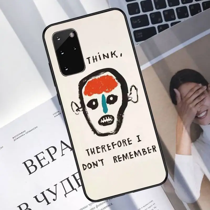 

Jean Michel Basquiat Phone Case For Samsung galaxy S 7 8 9 10 20 edge A 6 10 20 30 50 51 70 note 10 plus