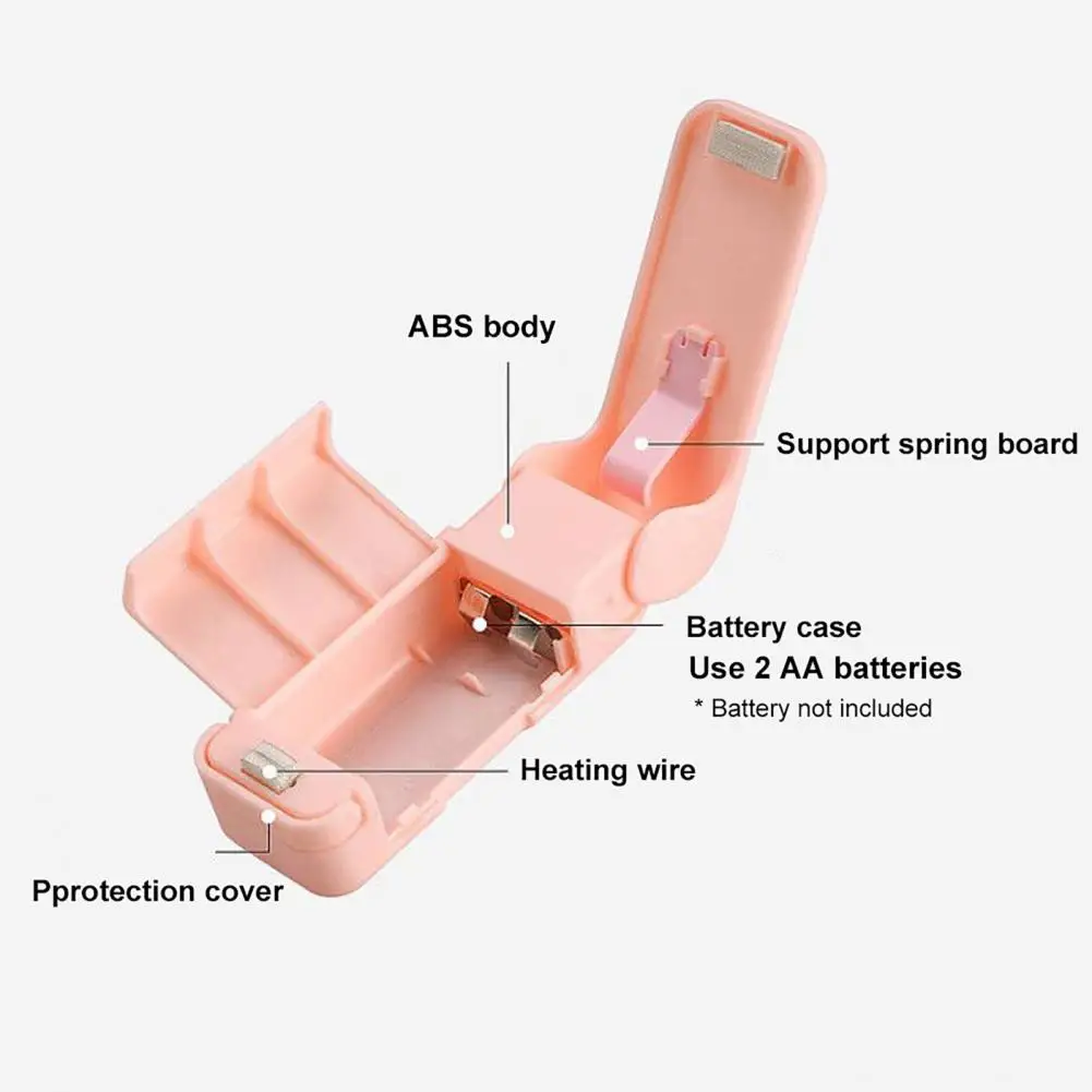 

Heat Bag Sealer Effective Easy to Use ABS Mini Bag Sealer for Household Bag Sealer Plastic Bags Food Storage