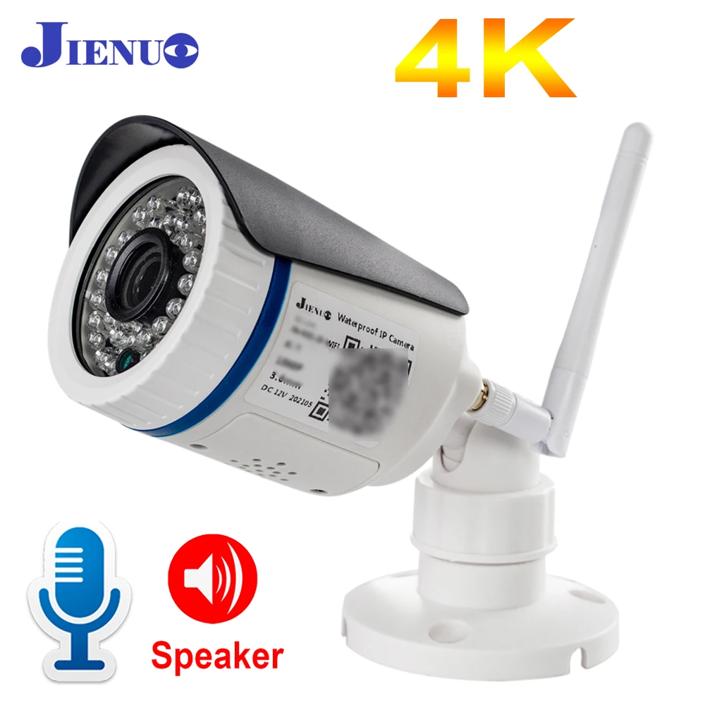 4K HD Беспроводная ip-камера Twoway голосовая Cctv камера видеонаблюдения наружная