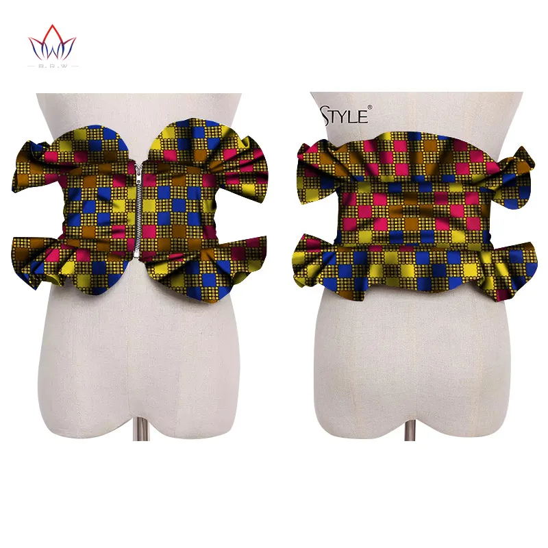 Женские разноцветные юбки баски Obi Ankara с Африканским принтом 2020 подарок