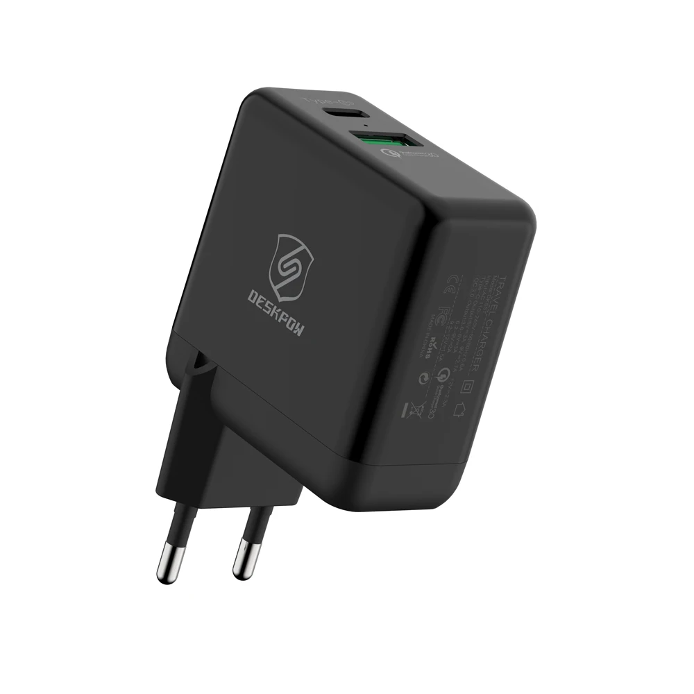 EU Быстрая зарядка 4,0 3,0 36 Вт USB зарядное устройство Тип C QC 4,0 3,0 зарядное устройство для iPhone 11 Pro Xs X Max samsung S10 plus PD 3,0 быстрое зарядное устройство - Тип штекера: EU