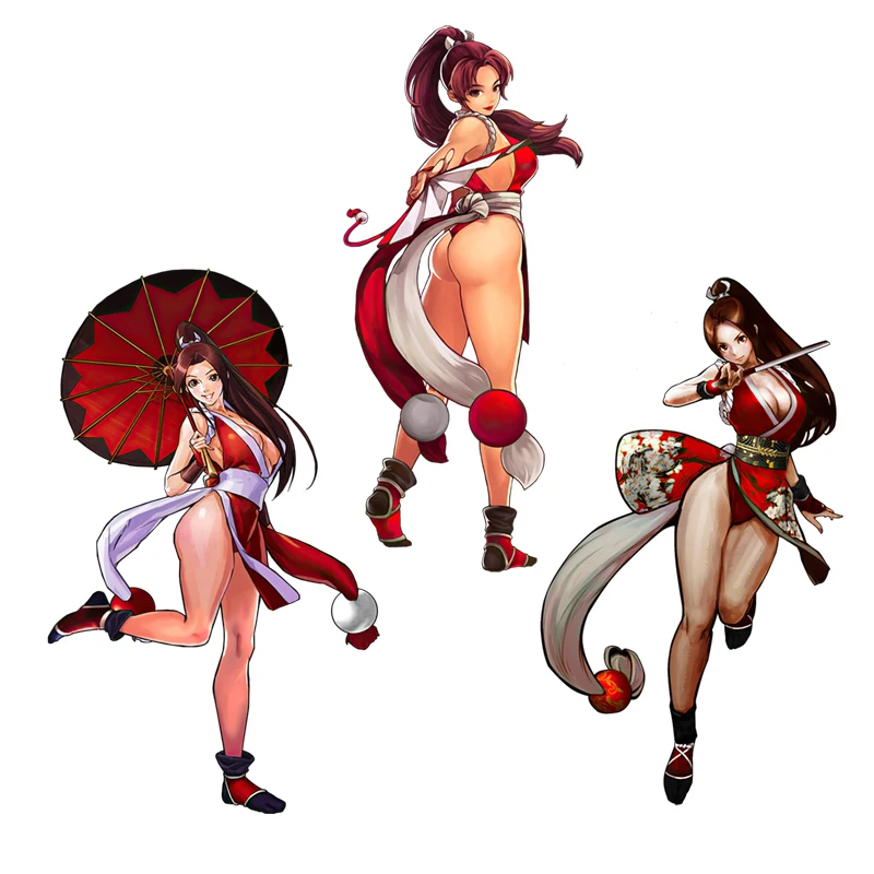 Three Ratels CDM376 Mai_shiranui аниме девушка персонализированные креативные наклейки и для