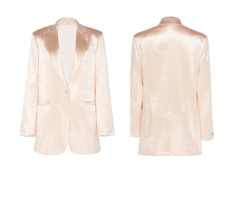 2020 весенний женский Блейзер платье костюмы элегантный блейзер с длинным рукавом