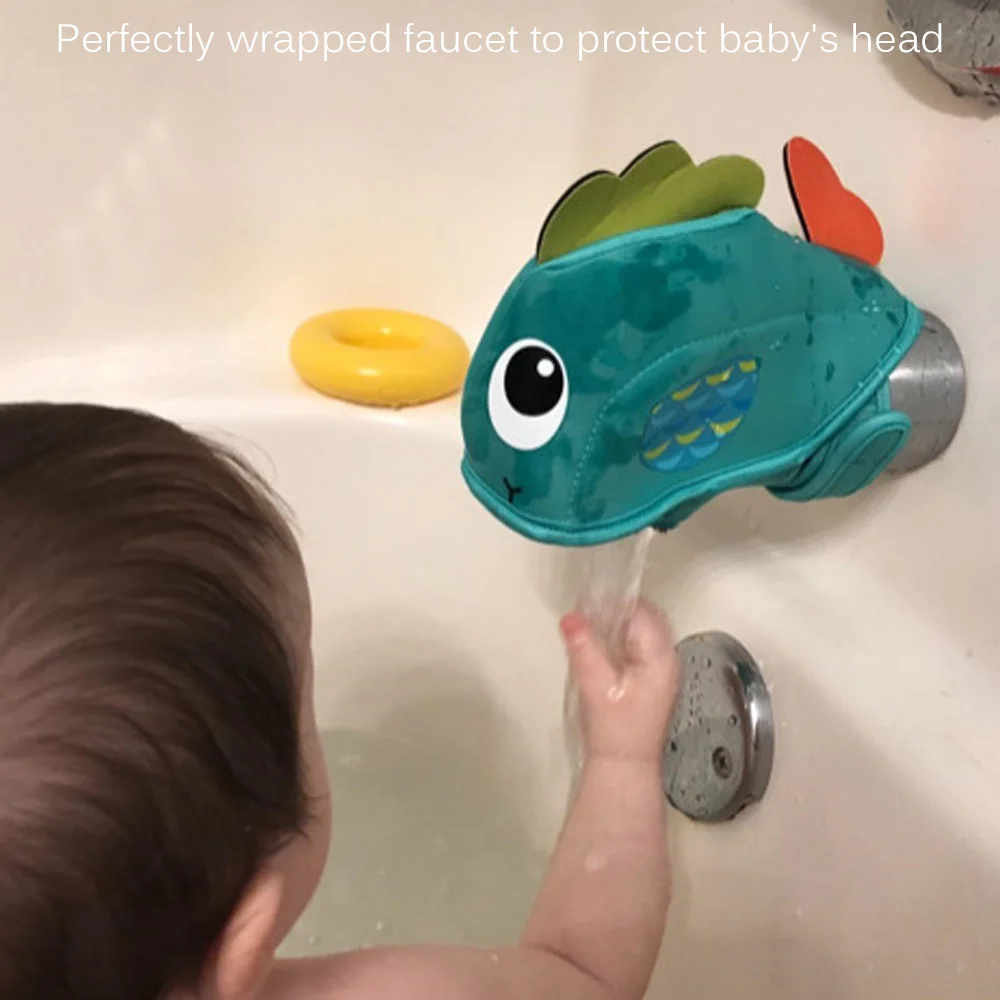 

Cartoon Diving Material Water Faucet Mouth Protecting Cover Baby Safety Protector Bath Tap Product Edge Corner Guards Kids Care