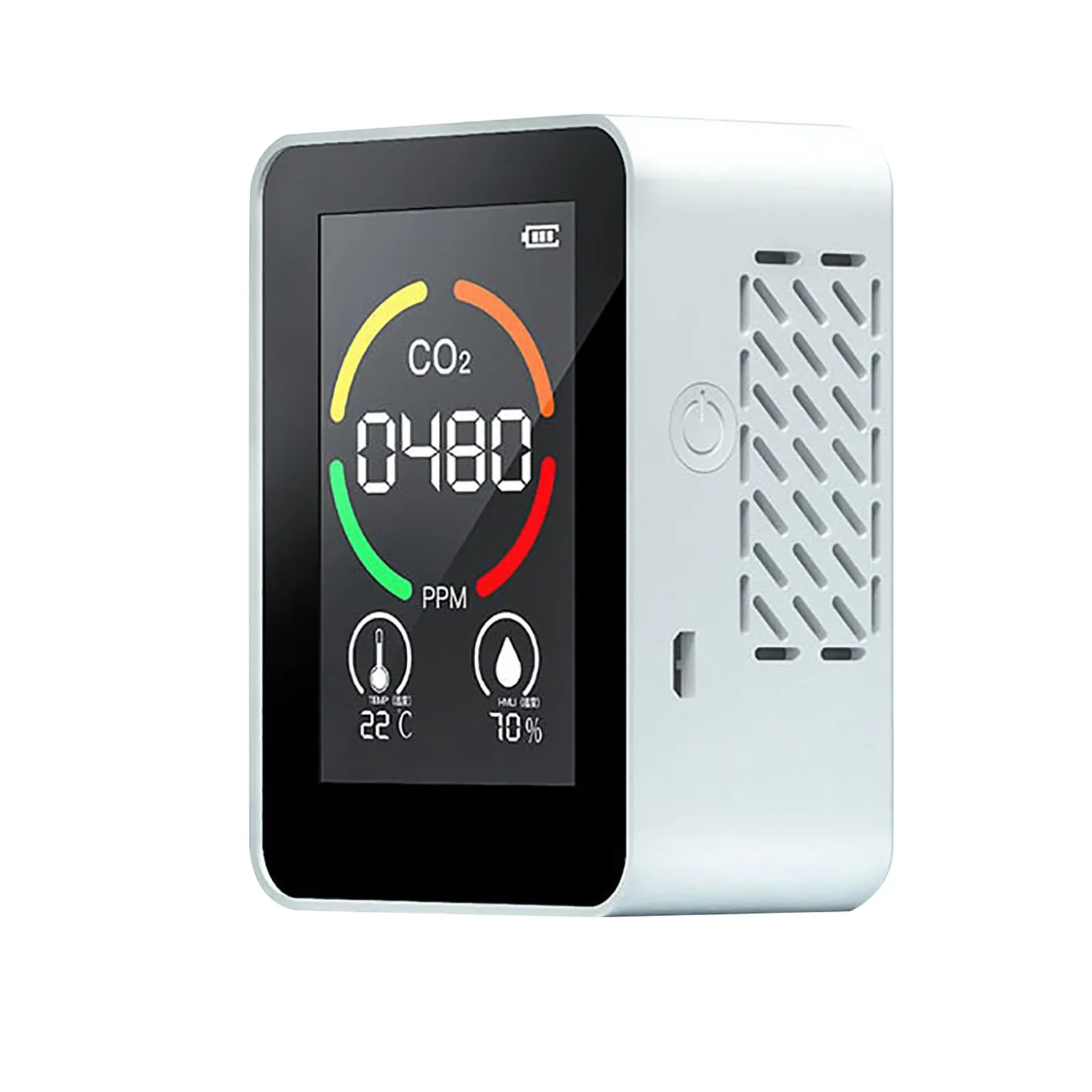 

CO2 Meter 3 In 1 Carbon Dioxide Detector Temperature Humidity Protable Decive Air Quality Tester Built in Sensors