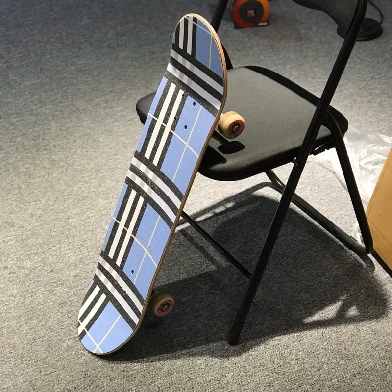 Grunge Skateboard Stickers Personalized Customized High Material Waterproof Painted Rullalauta Tarrat Sandpaper Anti-slip KC50PJ | Спорт и