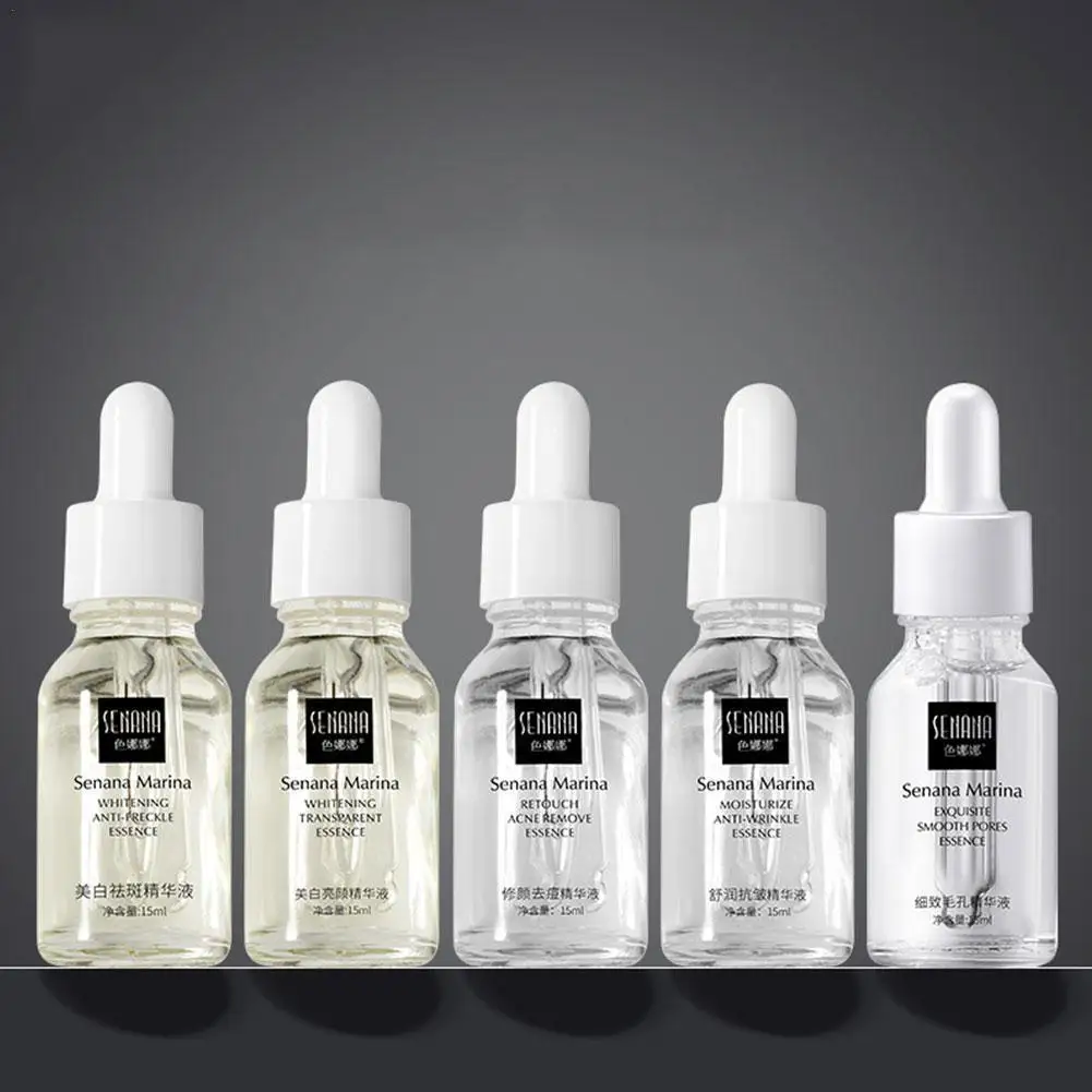 

15ml Face Serum Whitening Essence Anti-Ance Shrink Pores Dryness Brightening Repairing Care Oil-Control Skin Smooth Relieve O1C9