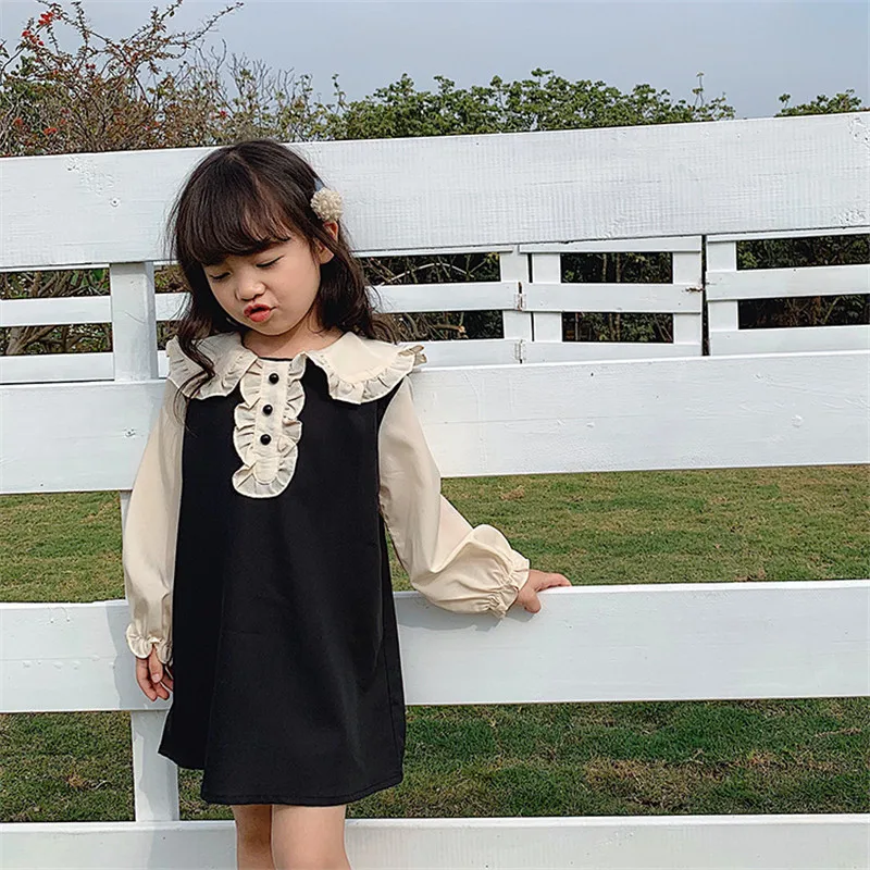 

2-8T Toddler Kid Baby Girl Clothes Spring Summer Ruffles vintage Dress Elegant Cute Sweet Party Club Dress Outfit