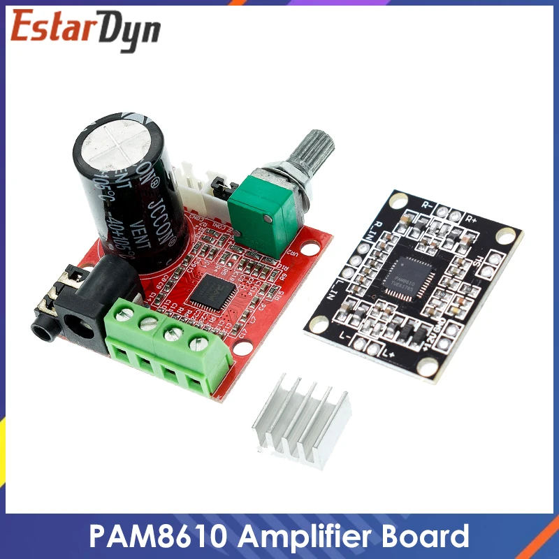 Плата цифрового усилителя мощности PAM8610 2x15 Вт двухканальная стерео мини класса
