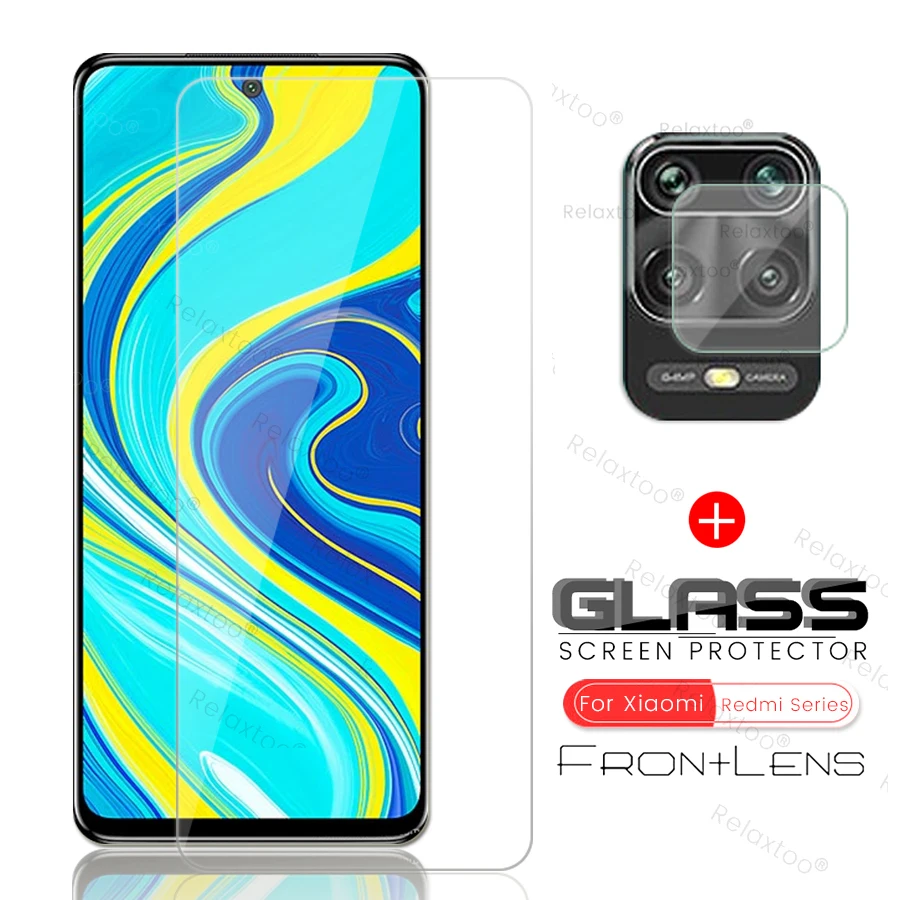 Пленка для объектива камеры 2 в 1 защита экрана закаленное стекло xiaomi redmi note 9s readmi 9