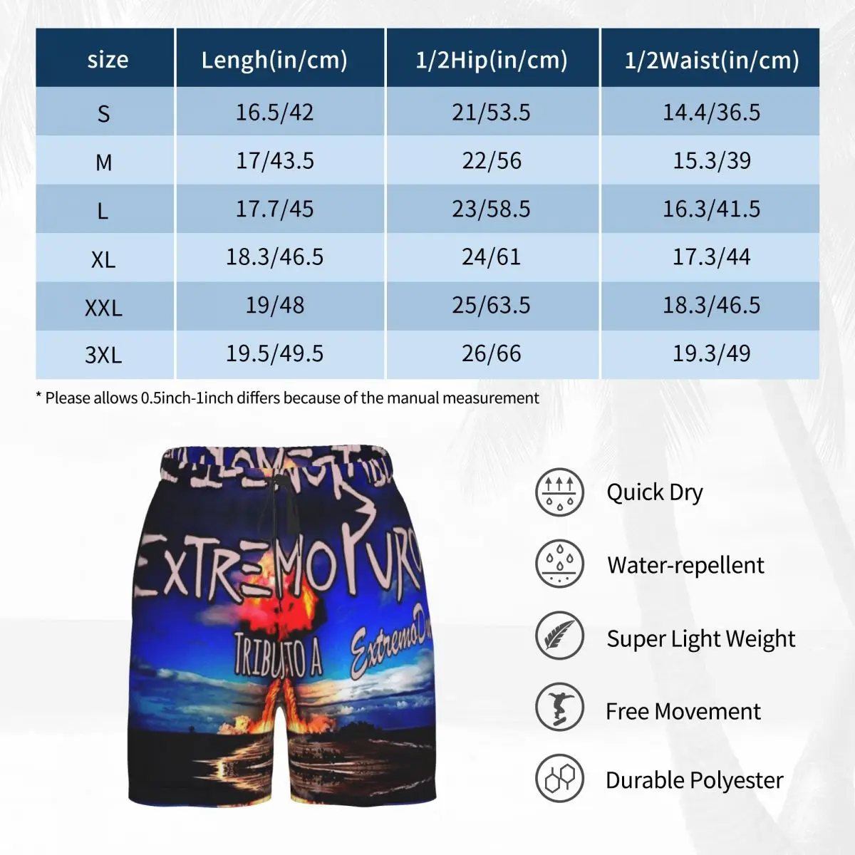 

Promo Extremoduro Anime Causal Breathable Quick Dry Novelty print R251 Sports Hawaii Pants