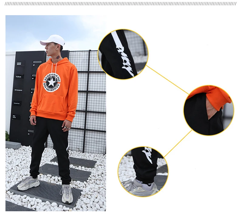 

Pants Men Plus Size Fashion Hip Hop Sweatpants Male Black Casual Slim Mens Korean Trendy Streetwear Pocket Drawstring Bottom 4xL