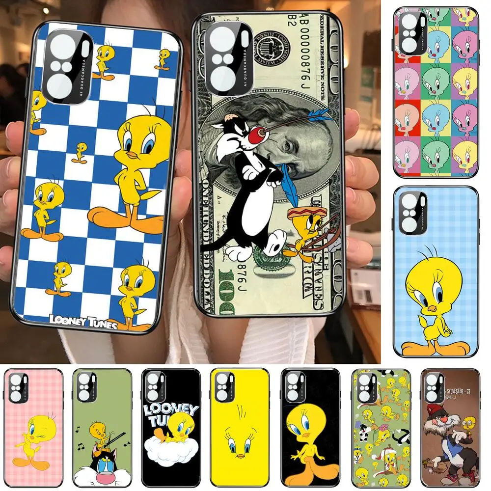 

Sylvester and twenty Phone Case For xiaomi redmi POCO F1 F2 F3 X3 Pro M3 9C 10T Lite NFC Black Cover Silicone Back Prett mi 10 u