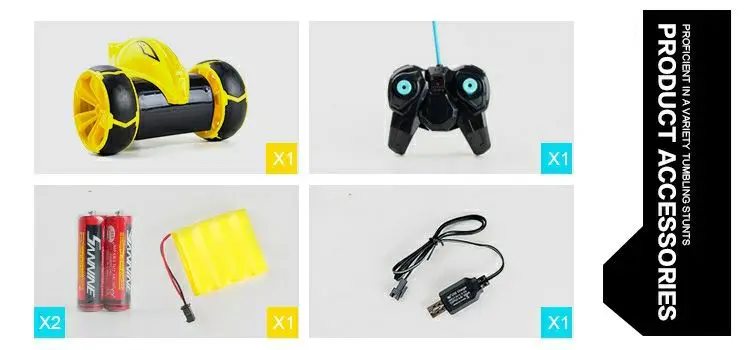 RC автомобиль 2 4G дистанционный контроль трюк Дрифт деформация багги Рок