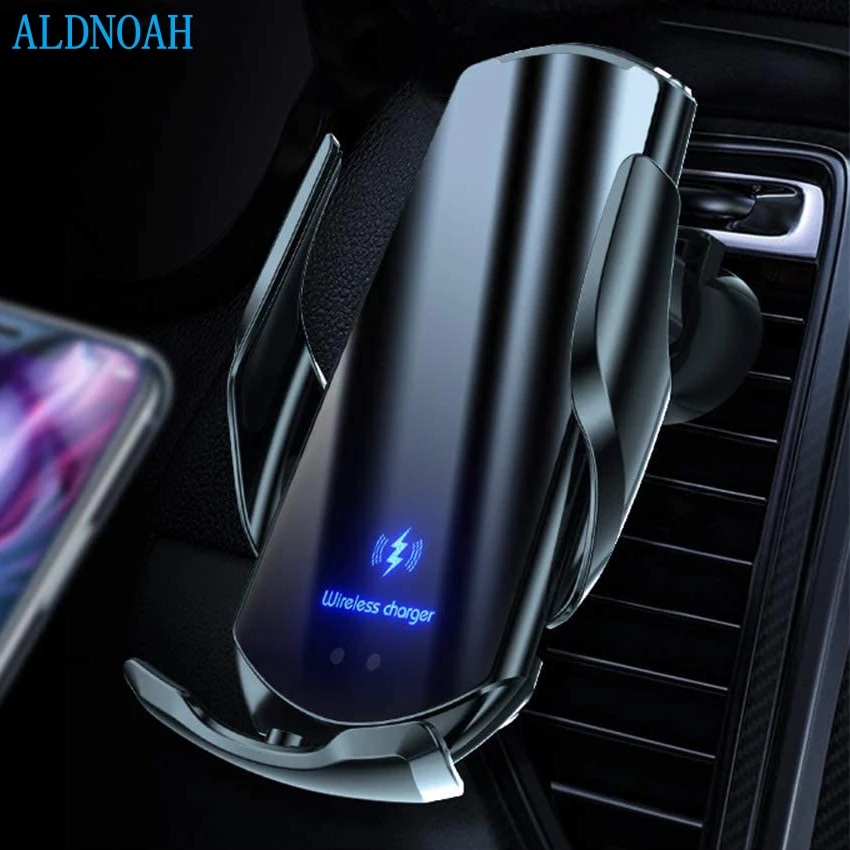 Автомобильное беспроводное зарядное устройство для iPhone 13 12 11 XS XR 8 Samsung S21 S20