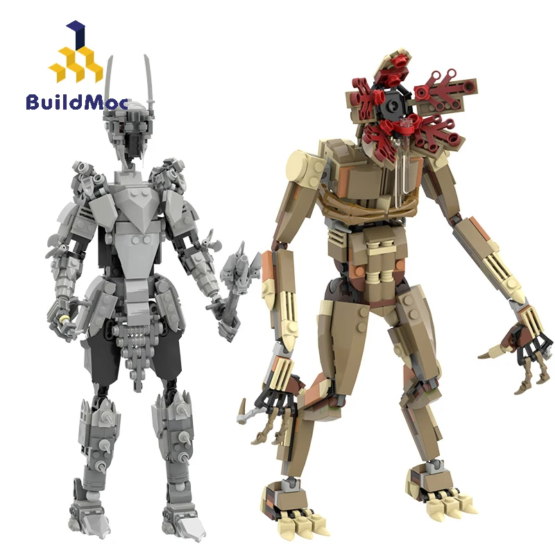 BuildMoc фигурки создатель эксперт Монстры космические войны воин робот битва Droid