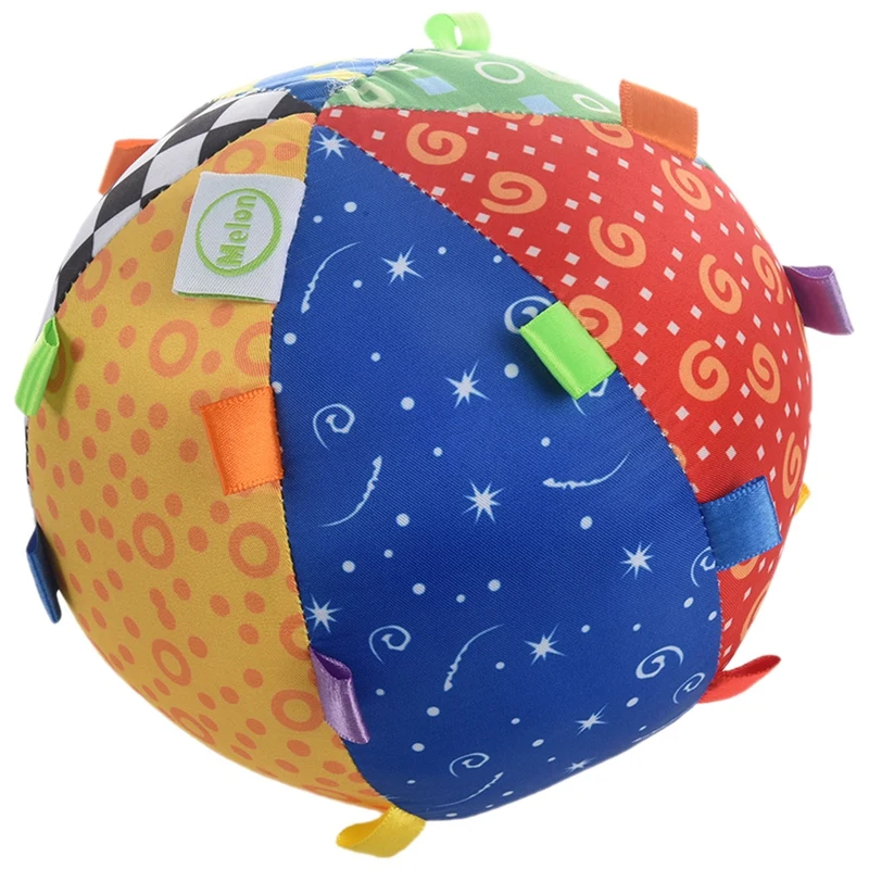 

Baby Ball Colorful Sensory Ball Toy Soft Ring Bell Ball Early Educational Toy Music Ball for Newborn Valentine's Day Gift