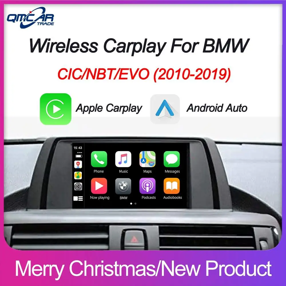 Беспроводной автомобильный комплект Apple CarPlay Carlinkit для системы BWM CIC NBT EVO Поддержка