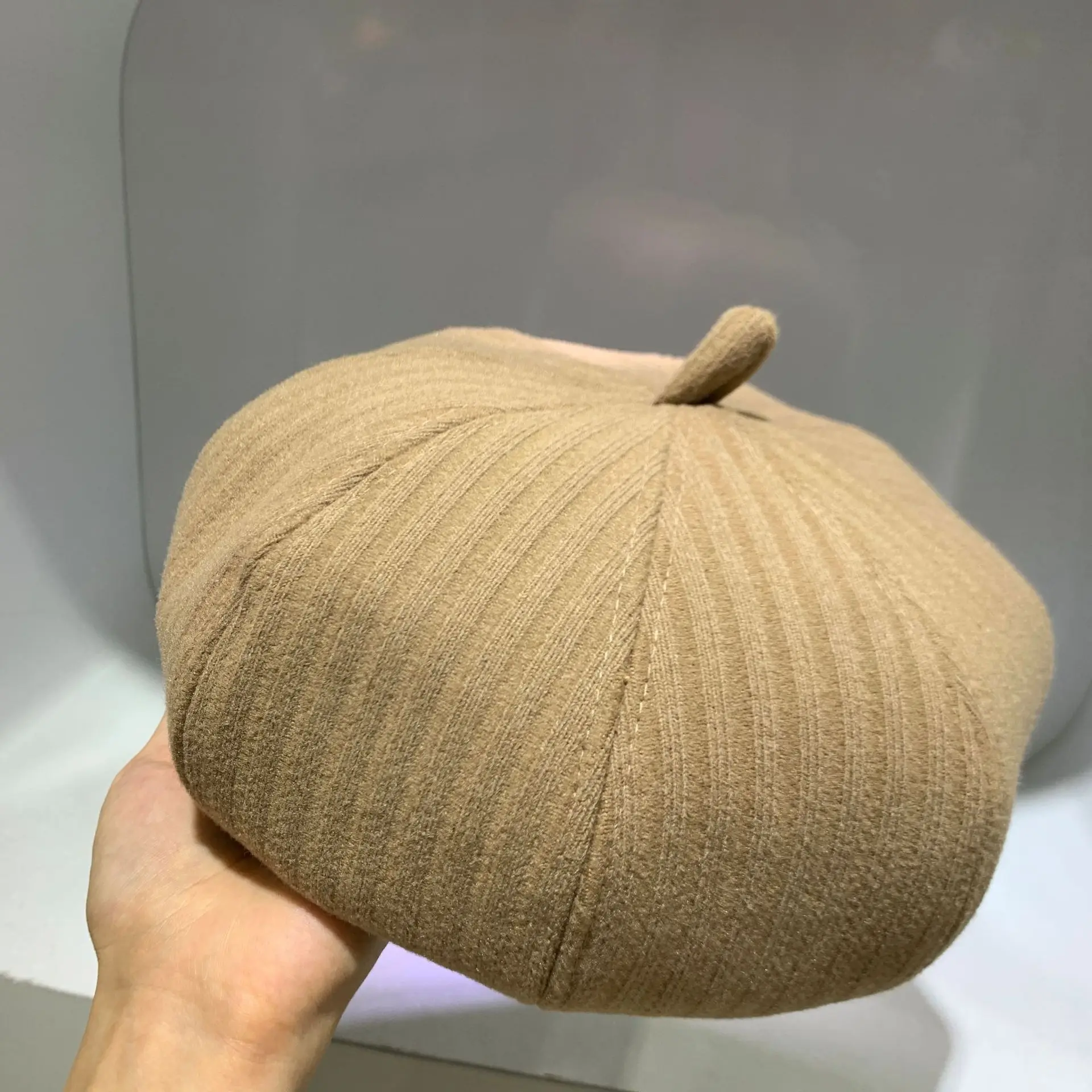 

Women Beret Autumn Winter Wool Hat Ladies Vintage Octagonal Cap Female Artist Painter Beret Hat Casual Berets For Women