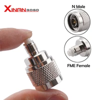 1pcs rp coaxail adapter n male to fme connector n type male connector to fme male female
