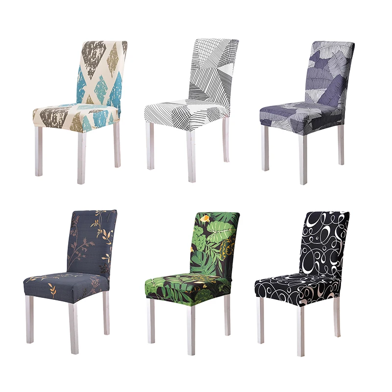 Чехлы на стулья из спандекса универсальные эластичные чехлы для современной