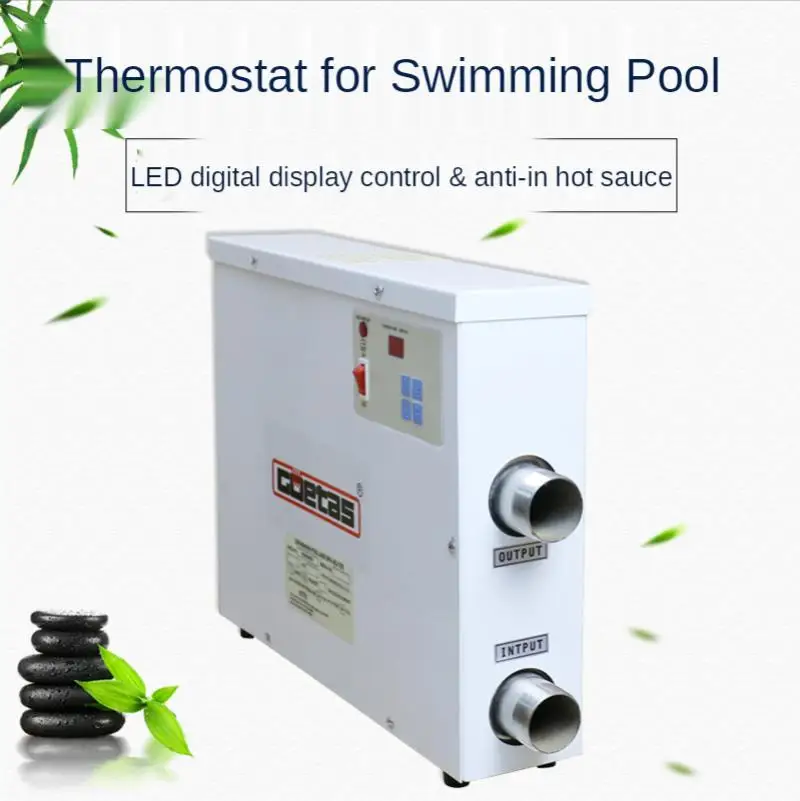 

Swimming Pool Thermostat Fish Pond Electric Heating Thermostat Equipment 5.5KW 9KW 11KW 15KW Hot Tub Bath Water Heater 220V/380V