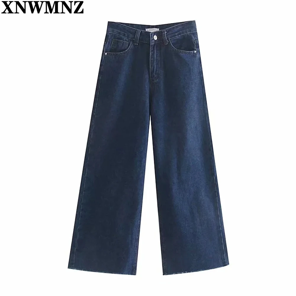 

NEW Woman Jeans High Waist Clothes Wide Leg Denim Clothing Blue Streetwear Vintage Quality 2021 Fashion Harajuku Straight Pants