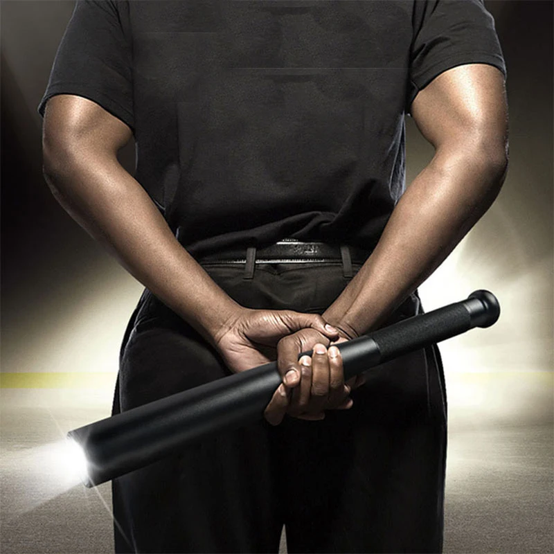 Палочка для самообороны из алюминия светодиодный фонарик в виде бейсбольной