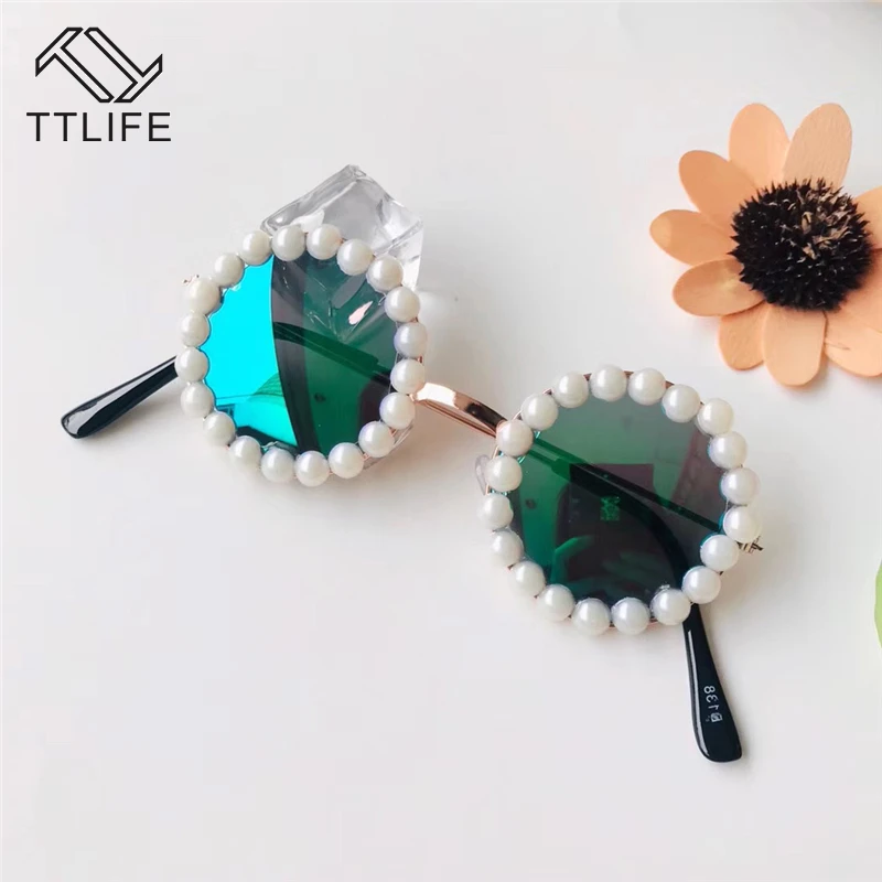 TTLIFE 2020 брендовые Детские солнцезащитные очки с металлическими круглыми