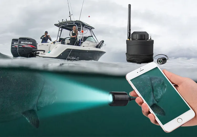 Pаспродажа FF3309 приманка Лодка Рыболовная Снасть WIFI портативная подводная камера для катушки рыбалки
