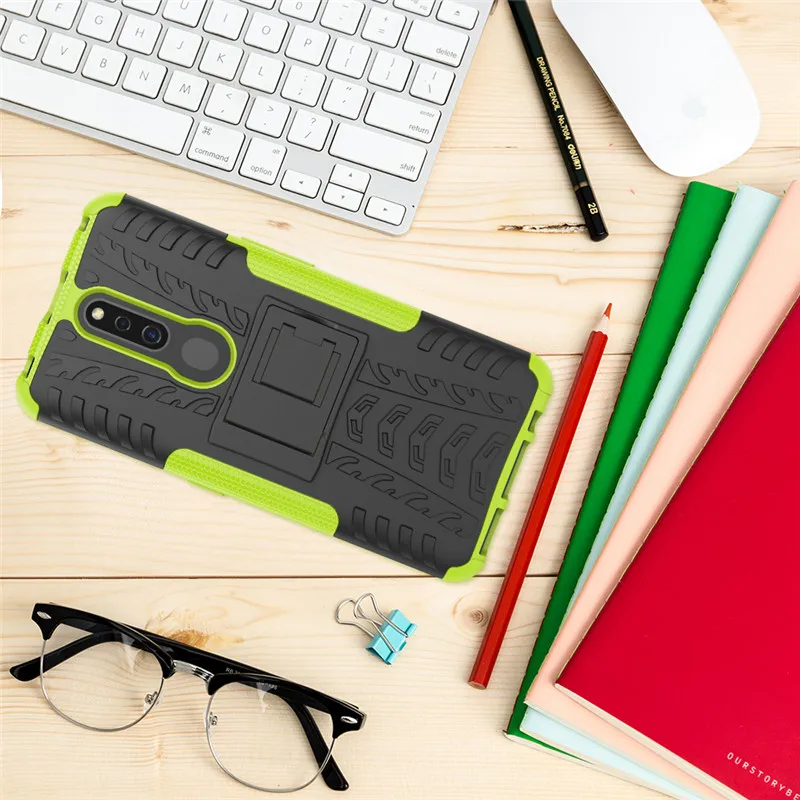 

Hybrid Armor Case For OPPO F1 F1S F7 F9 F11 Pro A83 R9S Plus A5 Realme 3 Pro Shockproof Silicone Rugged Phone Case Cover Fundas