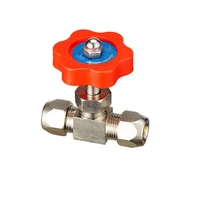 6mm 8mm 10mm 12mm needle valve water oil gas plastic handle metal high pressure durable copper needle globe valve