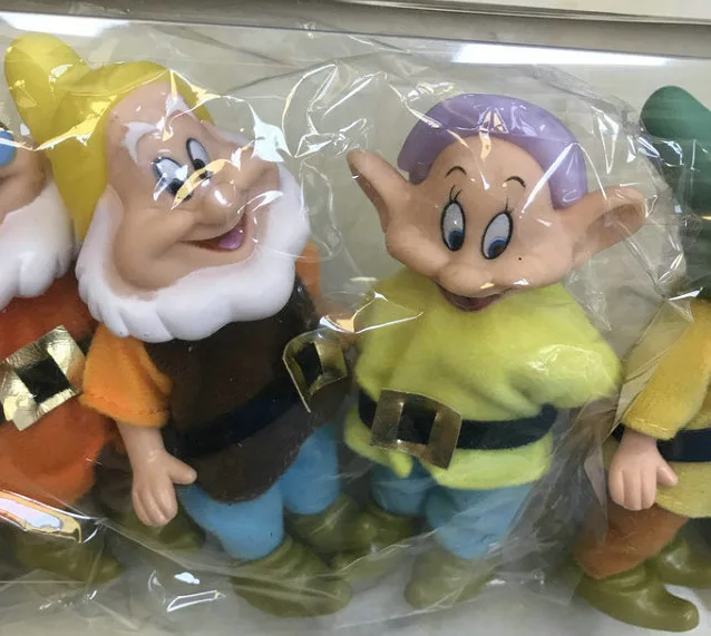 Экшн-фигурки 10 видов стилей Disney Белоснежка и семь гномов аниме Принцесса ПВХ