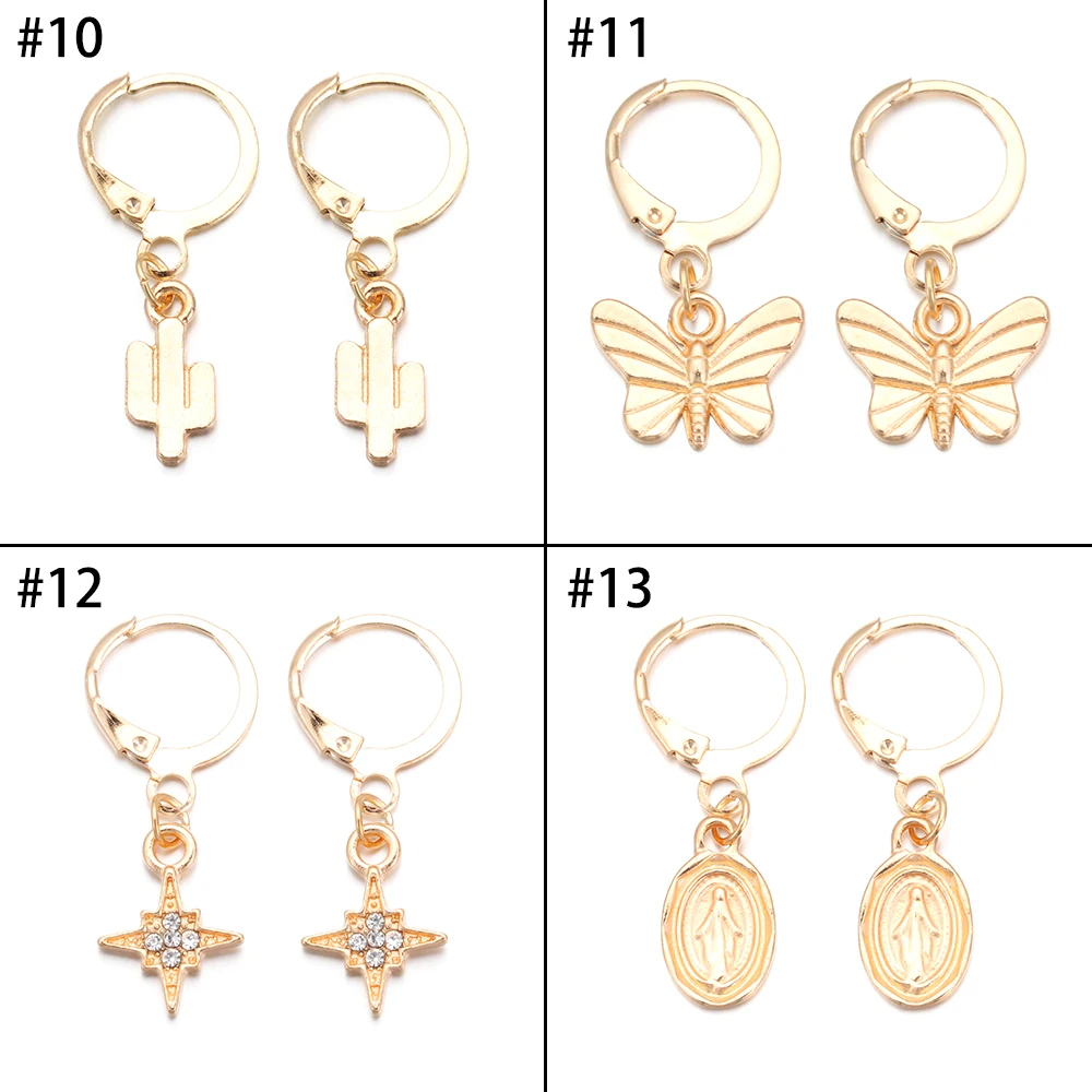 Новинка Модная бижутерия в подарок Маленькие Геометрические круглые серьги