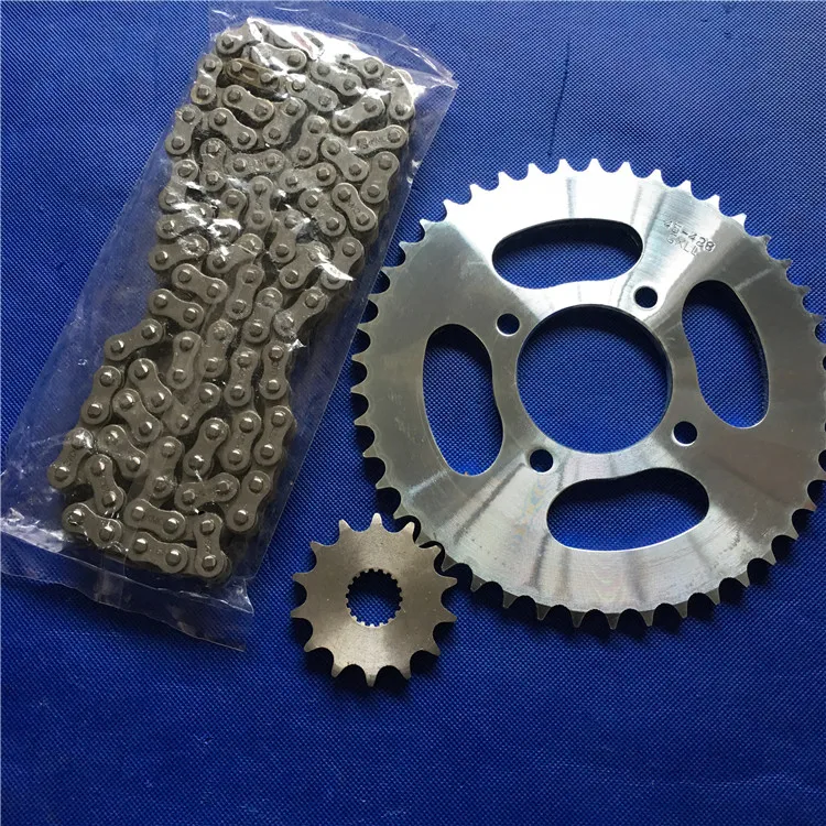 Motorcycle Accessories HJ125K-A-2A-3-3A Set of Chain Size Chainring Plate Three-piece | Автомобили и мотоциклы