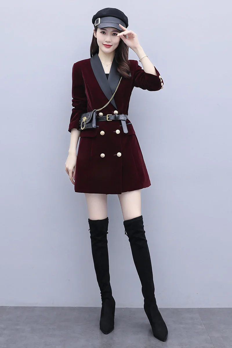 

Women Blazer Jacket Button High Street Blazer Coat 2020