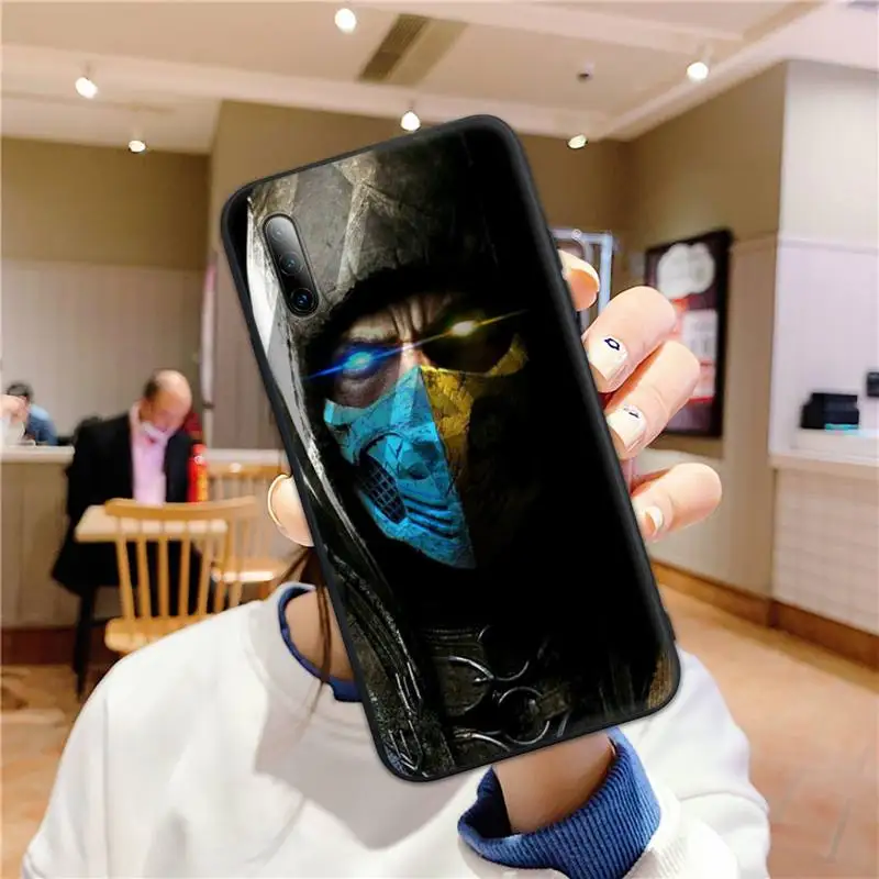 

Scorpion Sub Zero Mortal Kombat x Tempered Phone Case for redmi 4X 5plus 6 6A7 7A 8 8A 9 note 4 8T 8pro 9 pro Case
