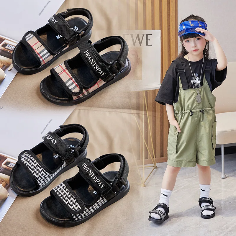 

2021 Summer New Boy Girl Sandals Kids Aqua Sport Sandals Soft Non-slip Toddler Infant Shoes Children Outdoor Beach Water Shoes