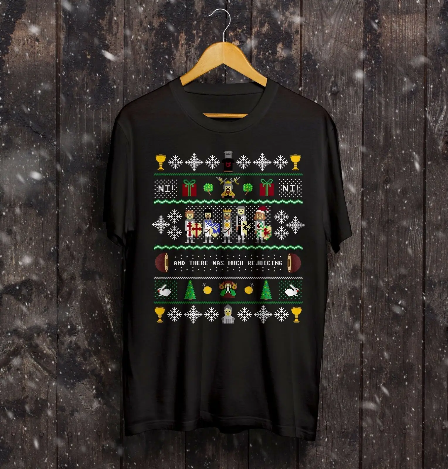 Монти Пайтон Рождество футболка Топ Святой Грааль подарок жизнь мозга Забавный