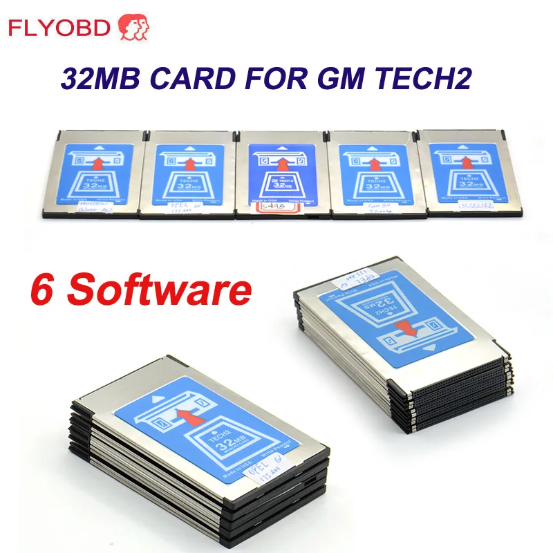 Программная карта Tech2 высокого качества памяти Tech 2 32 Мб с 6 брендовым программным