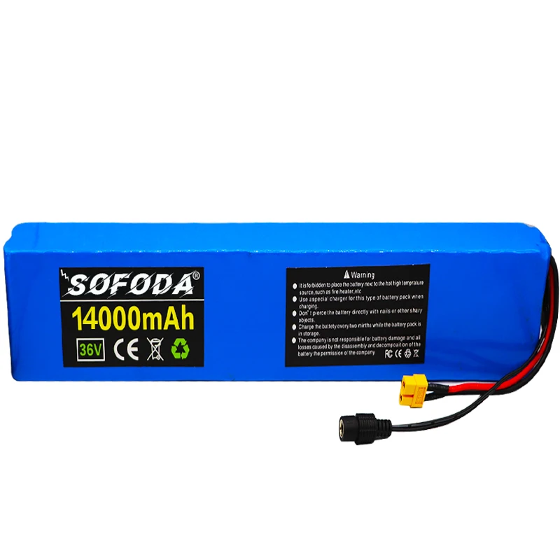 36V 10S4P 14Ah 600W High power&ampcapacity 42V18650 lithium battery pack ebike electric car bicycle motor scooter 20A BMS+charger | Спорт и