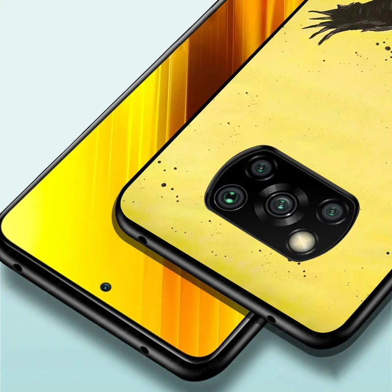 

Black Cover 22F Yellow Pilots for Xiaomi Mi Mix 3 A3 A2 A1 Poco M3 M2 C3 X3 X2 NFC F2 F1 CC9 CC9E Pro Phone Case