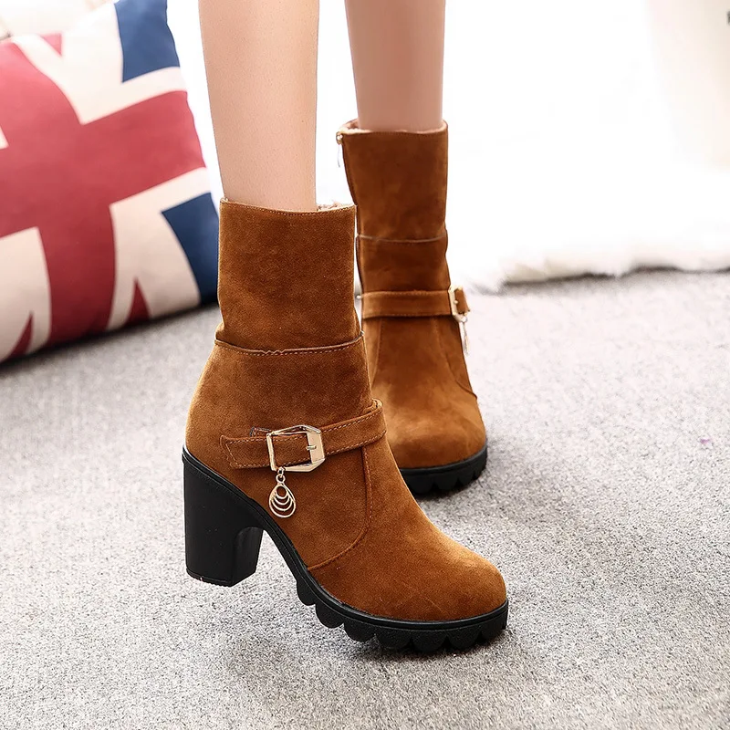 Botas/женские сапоги до колена Рождественская обувь коллекция 2019 года Сезон Зима buty