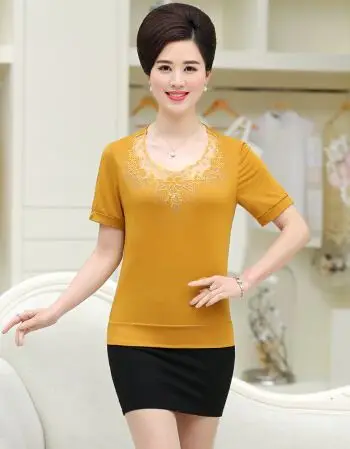 Лето 2020 футболка с коротким рукавом Синяя Женская верхняя одежда| |