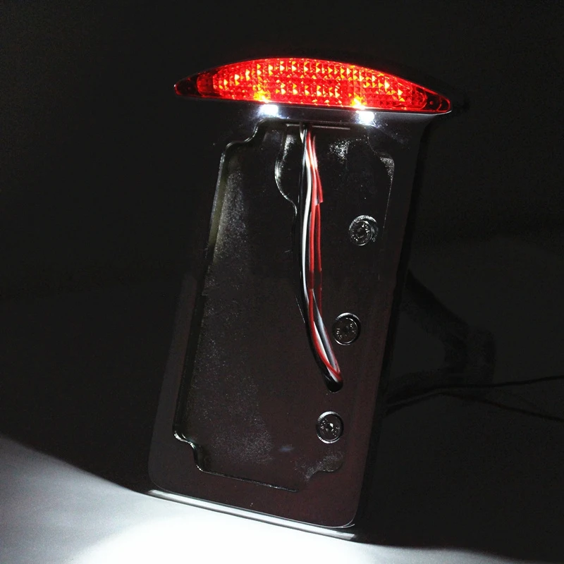 12V мотоцикл вертикальные боковые номерной знак держатель кронштейн хвост